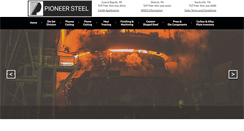 Desktop Screenshot of pioneersteel.us